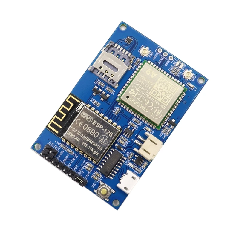 Модуль макетной платы Интернет вещей зел ESP8266 ESP-12S A9 GSM IOT модуль узла Wi-Fi Сотовый GPS