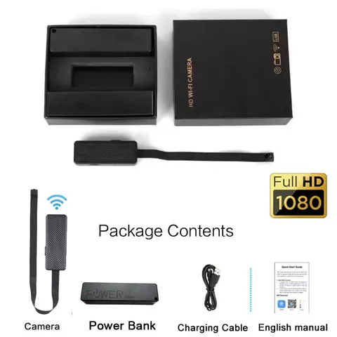 Мини-видеокамера Wi-Fi 1080p