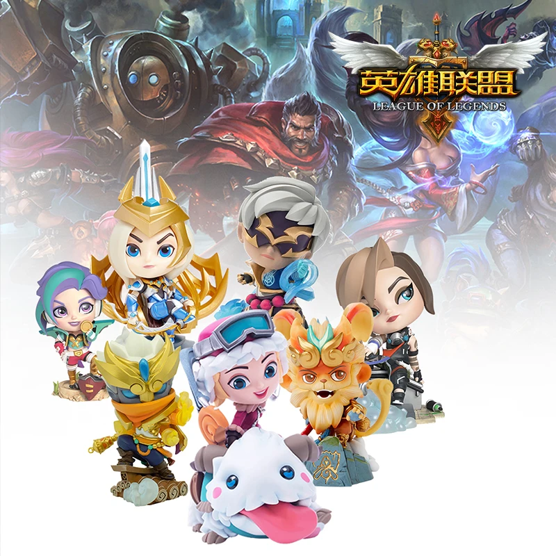 100% оригинальные технические фигурки персонажей Лиги Легенд S12 профессиональная