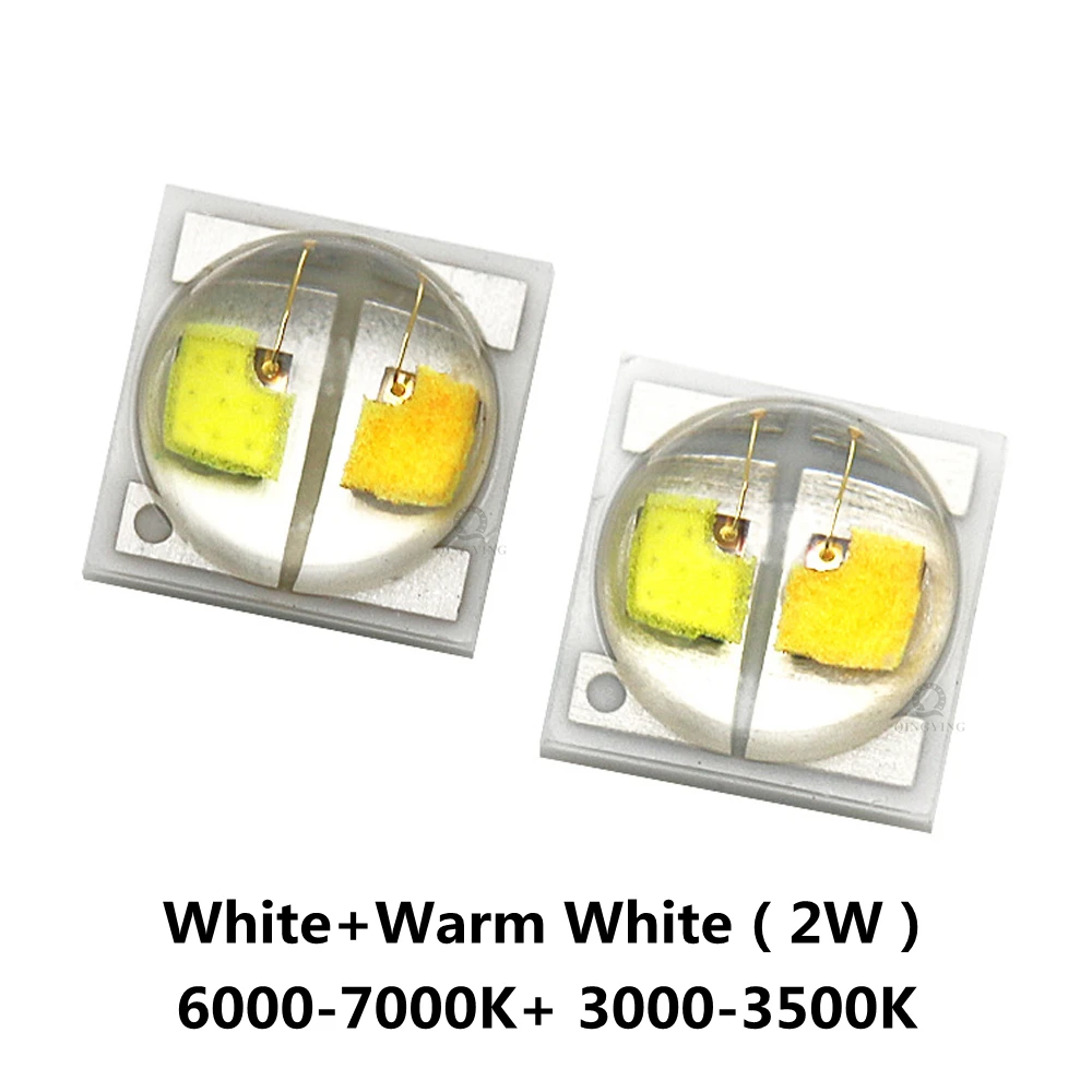 

50 шт. двухцветные светодиоды QINGYING 3535 2Вт