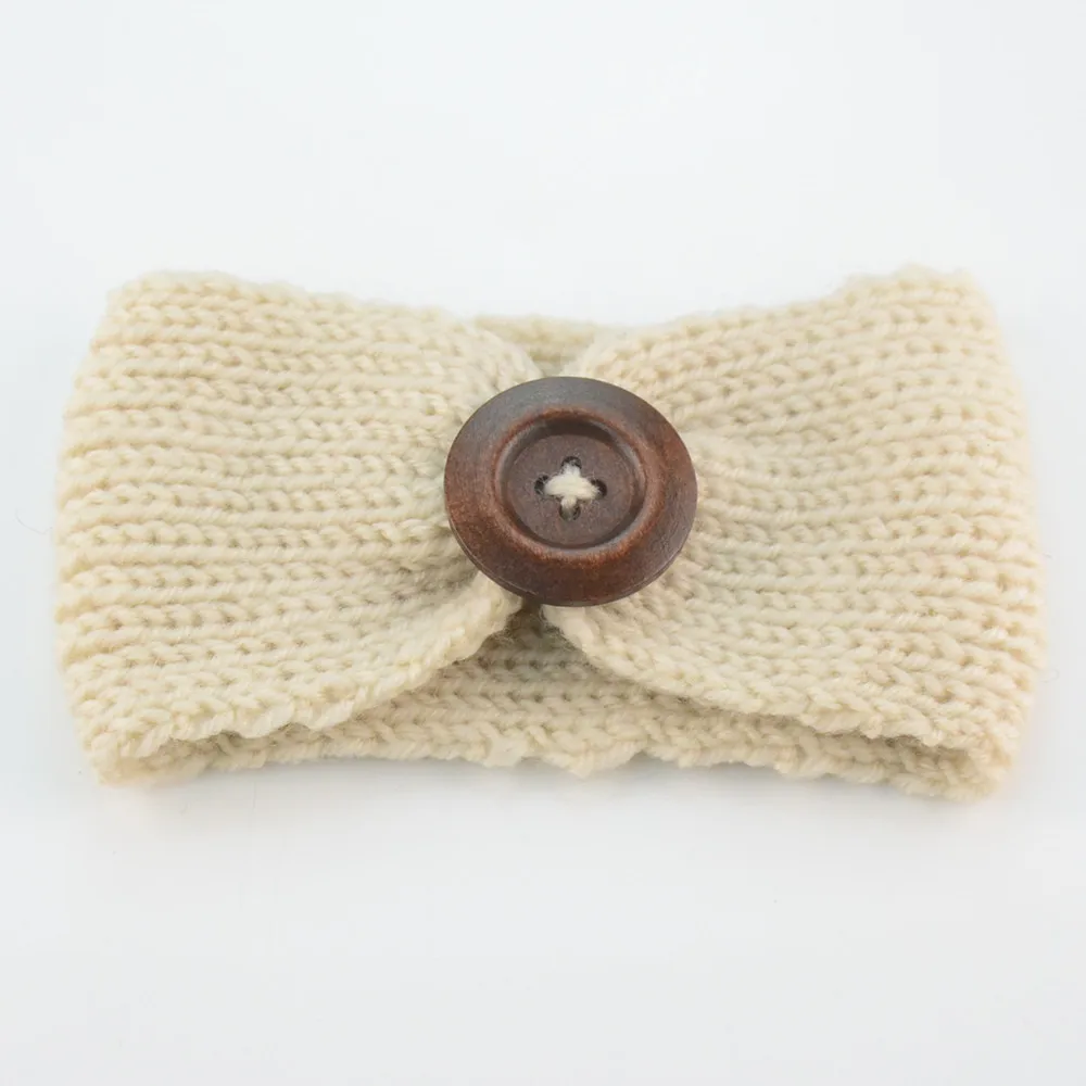 

Baby Girl Headband Kids Wool Knitted Headbands Toddler Winter Warmer