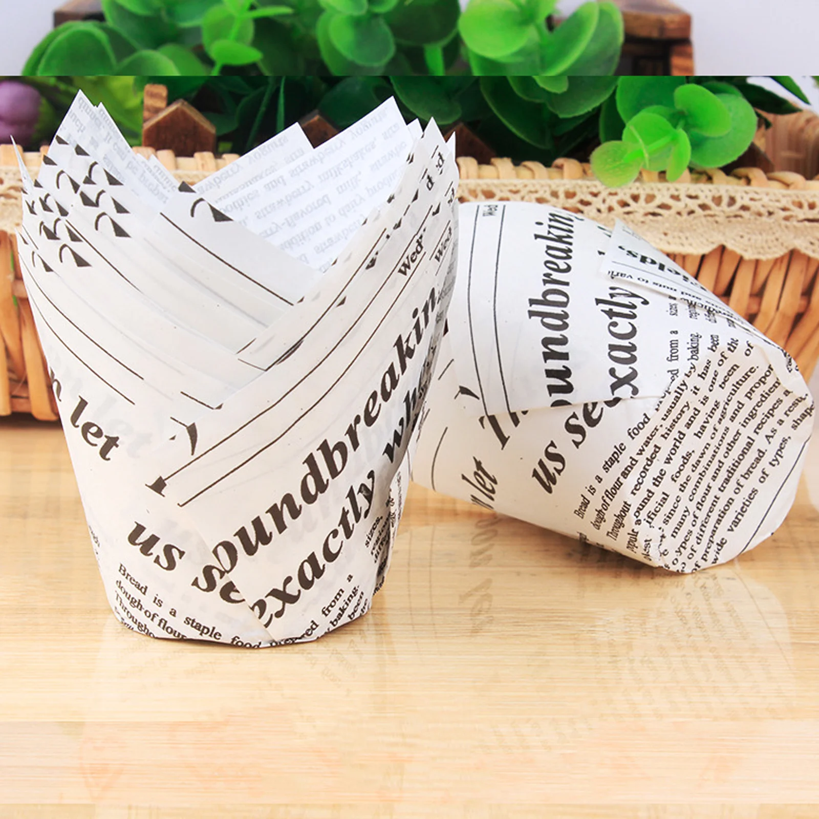 

Оберточная бумага Тюльпан для кексов устойчивая к выпечке маслостойкая бумажная подставка для хлеба 50 новинок бумажный английский подстак...