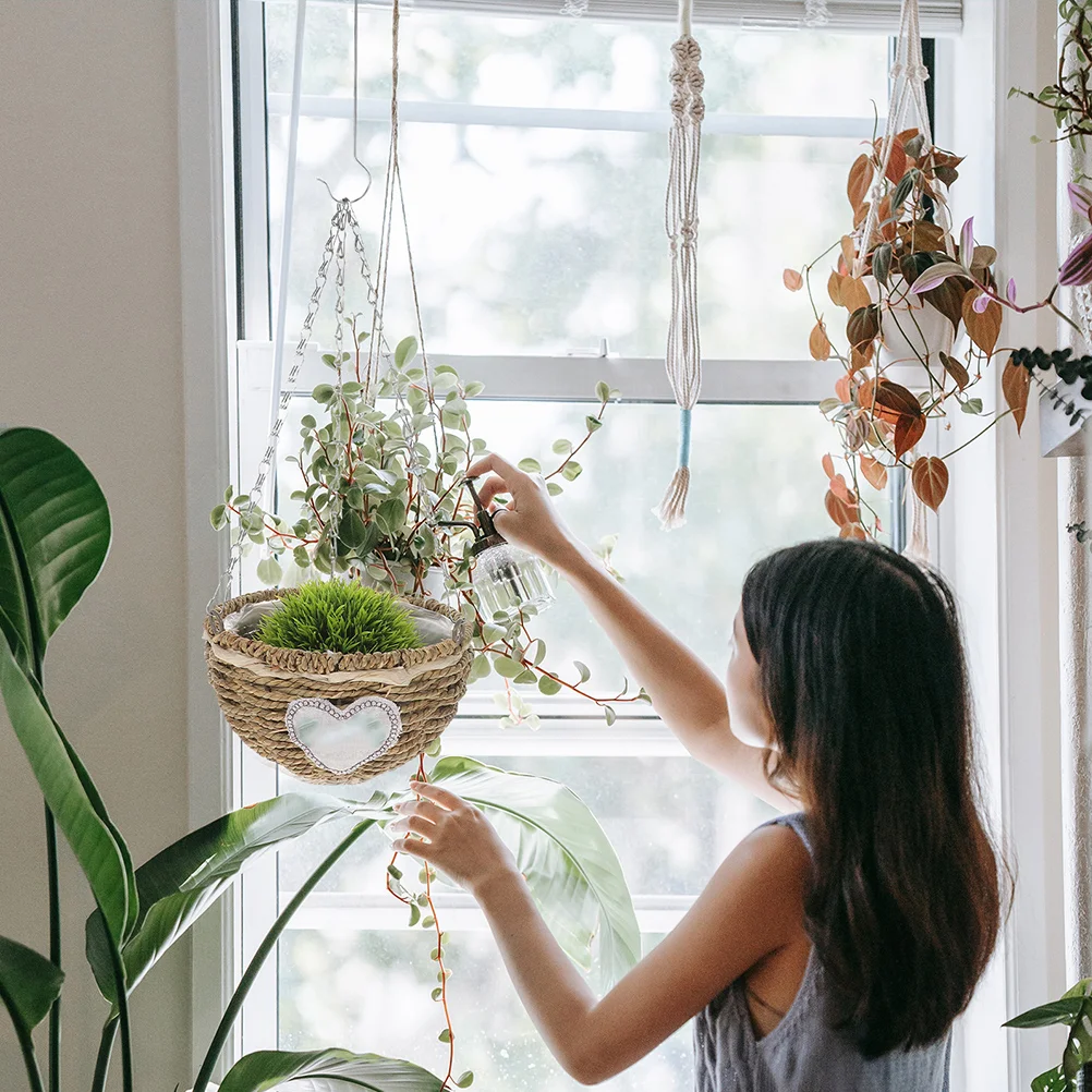 6 шт. подвесные цветочные горшки уличный крючок для растений крючки из