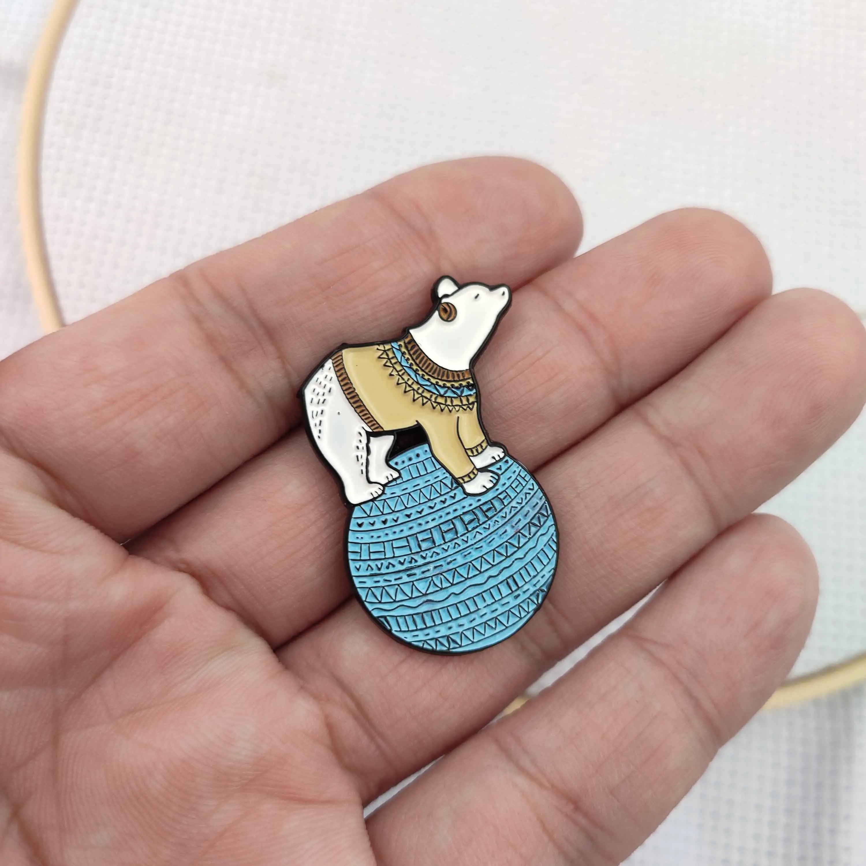 Магнитный держатель игл для вышивки Иглодержатель вышивания с изображением