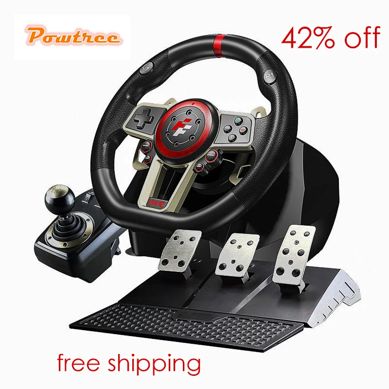 900 Drive Racing Steering Wheel for Pc/ps3/ps4/switch/xbox One/xbox 360 Game Steering Vibration Joysticks Remote Controller
