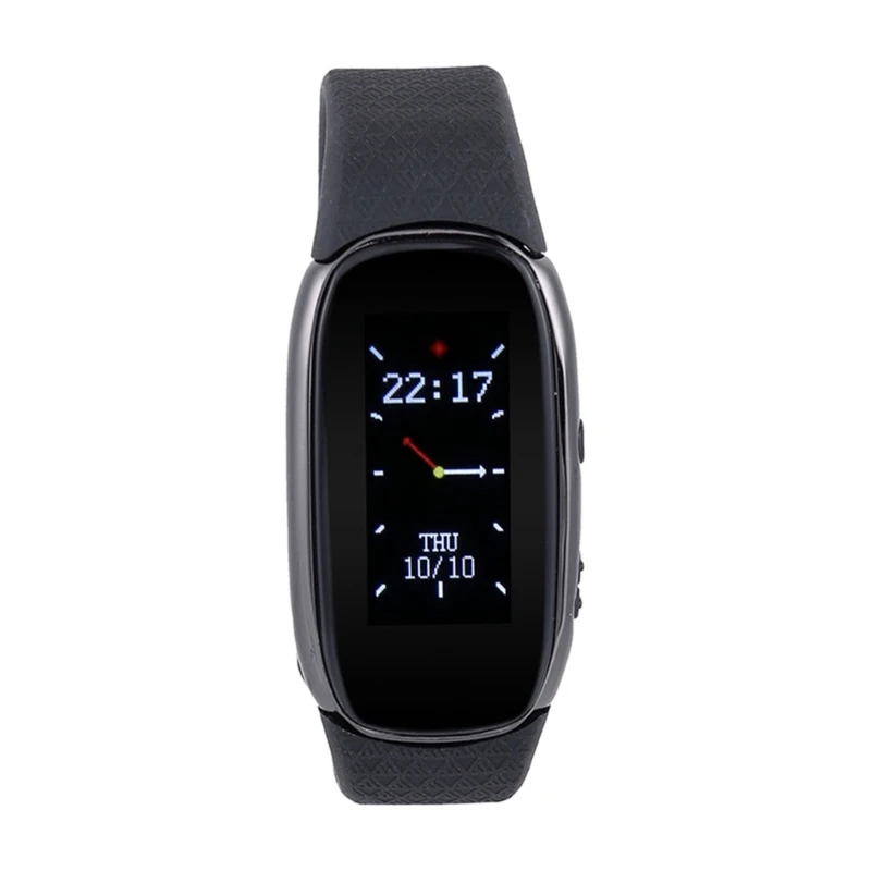 

M2EC Voice Recording Device Wristband Recorder Digital Voice Recorder Watch 0.96'' TFT Display One Clicks Recording Watch