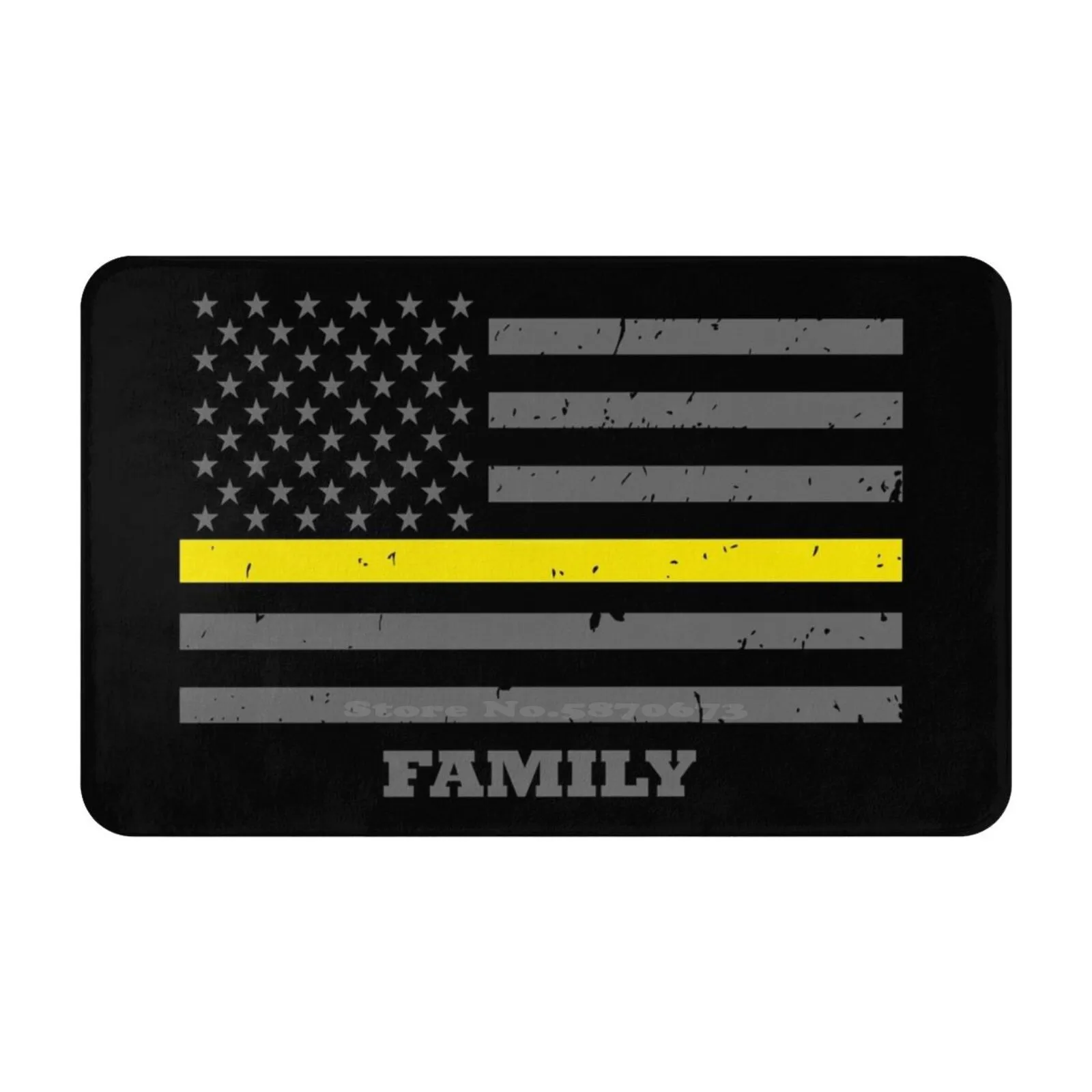 Тонкий золотой линейный мягкий Противоскользящий коврик для всей семьи Тонкий золотой линейный мягкий Противоскользящий коврик для всей семьи