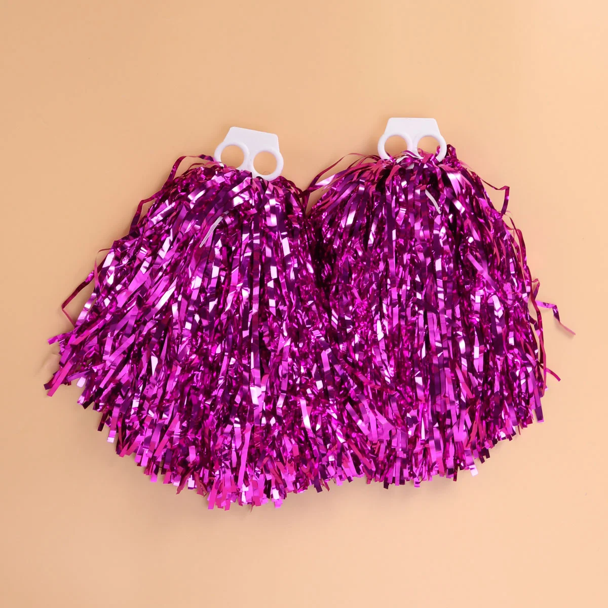 

Poms Pom Cheer Cheerleading Pompoms Dance Cheerleader Handheld Metallic Leader Glitter Youth Outfit Dancing Ring Cheerleaders