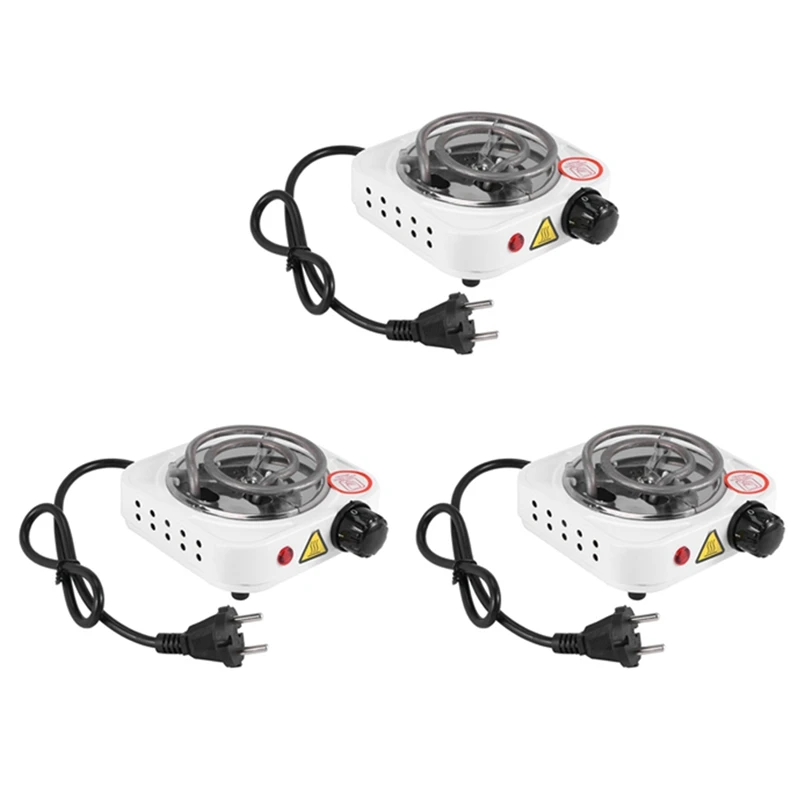 

3X 220V 500W Electric Stove Hot Plate Iron Burner Home Kitchen Cooker Coffee Heater Household Cooking Appliances EU Plug