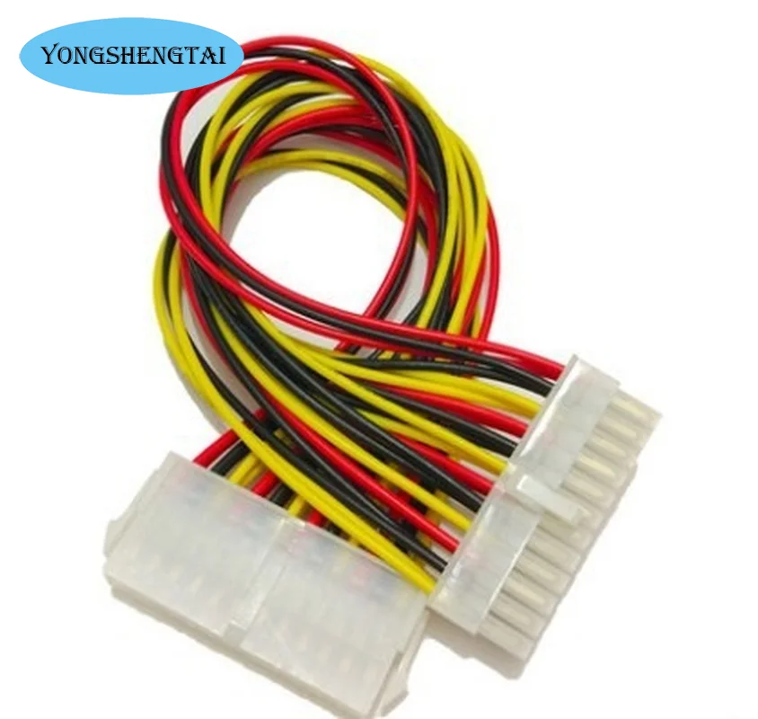 Удлинительный кабель питания ATX 24 Pin папа-24 мама для ПК PSU провод | Компьютеры и