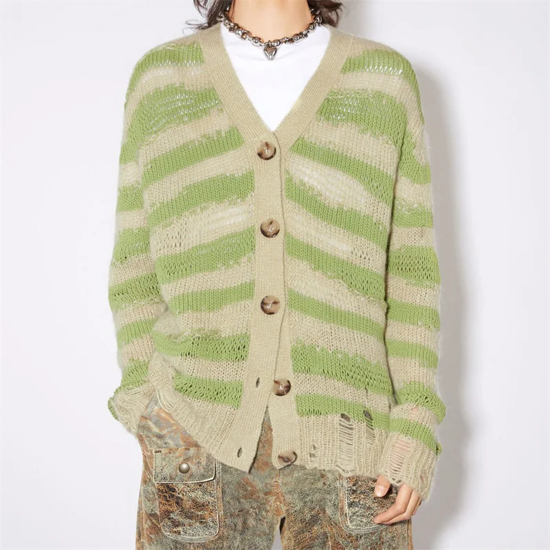Кардиган для женщин весна 2024 новый эластичный вязаный облегающий женский топ с