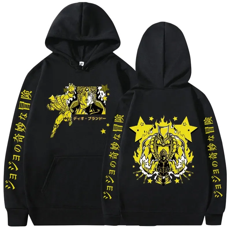 

Толстовка с капюшоном для мужчин и женщин, японское аниме Джоджо, невероятные приключения, пуловеры с рисунком комаха, убийцы, королевы, Модные свитшоты с капюшоном