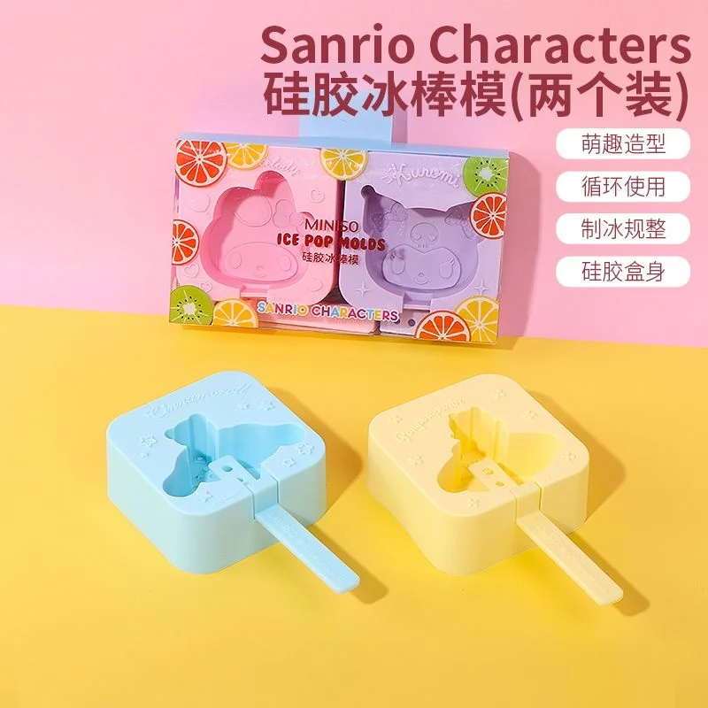 

Форма для мороженого Sanrio Kawaii, мультяшная аниме-фигурка Kuromi Melody Cinnamoroll, форма для мороженого, милый кухонный гаджет