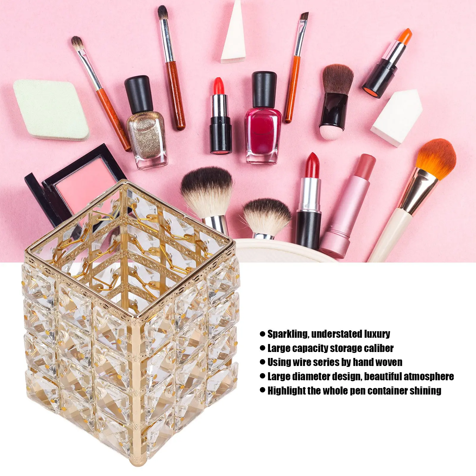 Металлический Держатель Для Косметики Ecoo В Европейском Стиле Кистей Макияжа