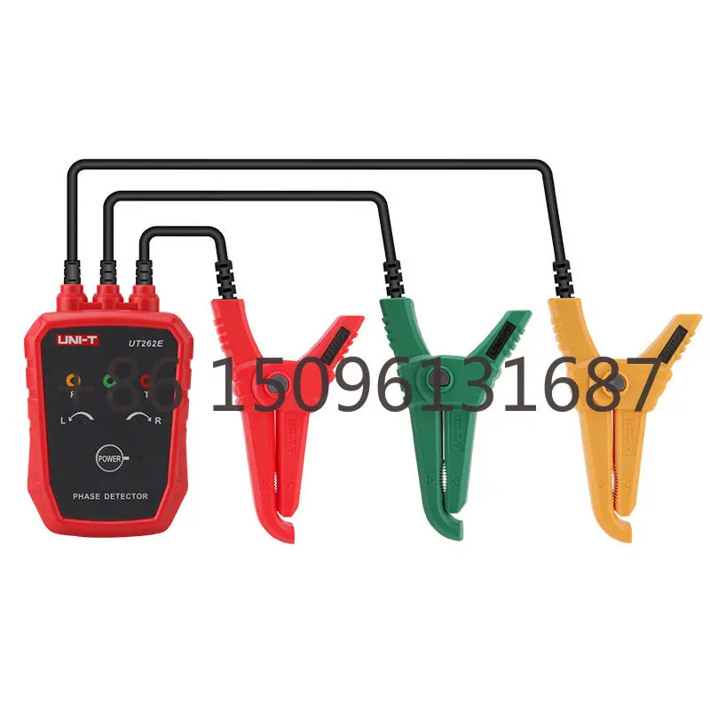 

Three-phase voltage 70-1000V AC UNI-T UT262E clamp-type non-contact phase detector used for live wire detection