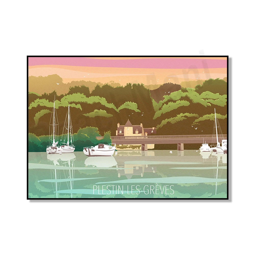 Бреттань горизонт Бреста Сен-брайц плуманак луаннек наньтуар маяк