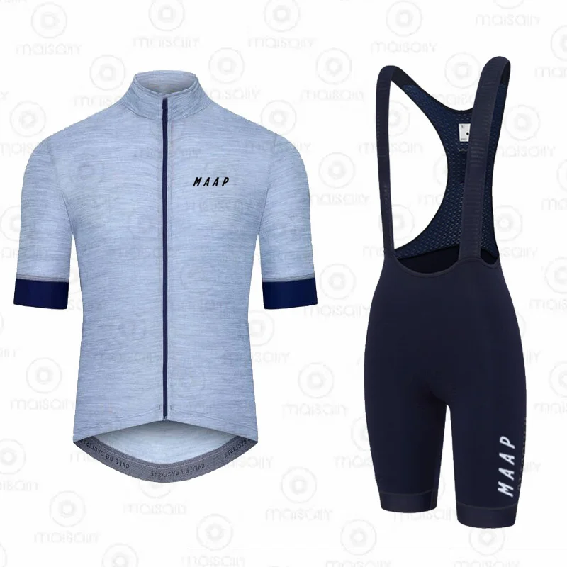 

2022 MAAP Cycling Jersey Set Pro Men Team Clothing Shorts Ciclismo Maillot Summer Short Sleeve Suit Hombre Bike Shirts Bib Short