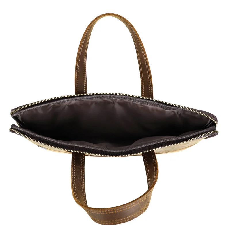 Cowhide Men Messenger Business Briefcase Hold 15inch Laptop Bags High Quality Shoulder Genuine Leather Crossbody Carteras Hombre