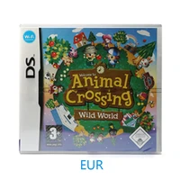 eur version nds game animal crossing wild world memory card new sealed packaging for 2ds 3ds video game console