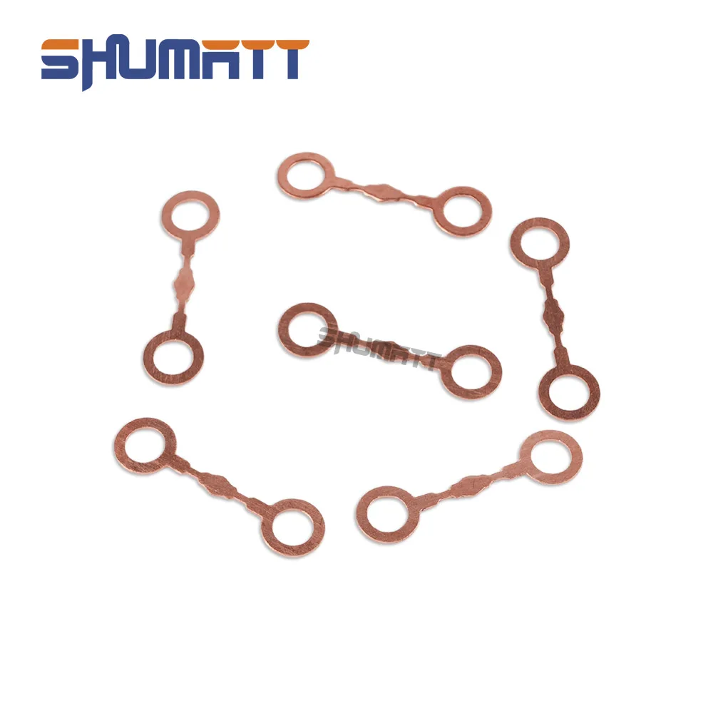 

100PCS China Made New Fuel Injector Copper Washer Shim For 095000-5760 Injector