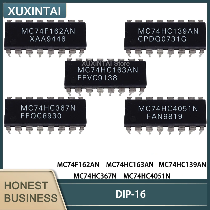 

20 шт./лот MC74F162AN MC74HC163AN MC74HC139AN MC74HC367N MC74HC4051N MC74 DIP-16