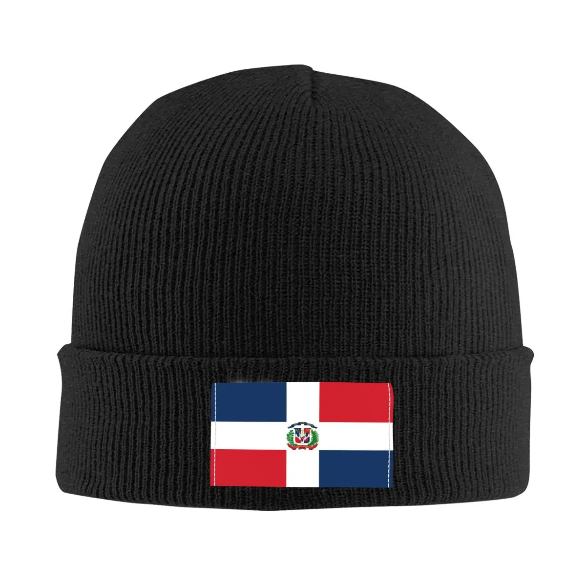 Dominican Republic Flag Skullies Beanies Caps For Men Women Unisex Streetwear Winter Warm Knitting Hat Adult Bonnet Hats 1