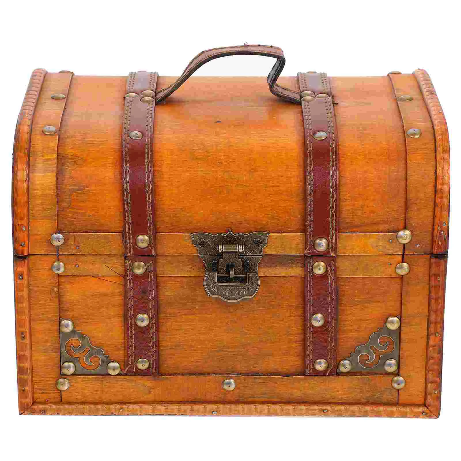 

1pc Keepsake Box Vintage Trunk Box Box Organizer Sundries Organizer