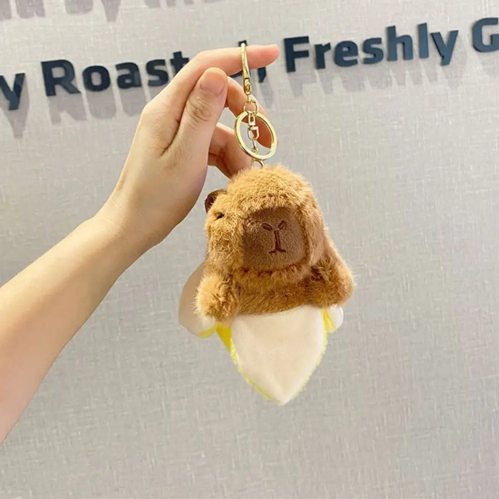 Новый подарок на день рождения плюшевая игрушка-брелок мягкая капибара имитация