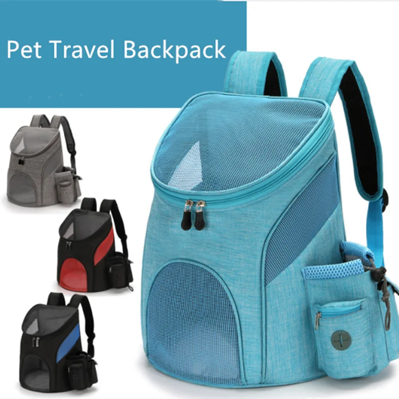 

Outdoor Pet Travel Double Backpack Foldable Cat And Dog Pet Box Pet Supplies Travel Fashion Pet Carrying Front Bag