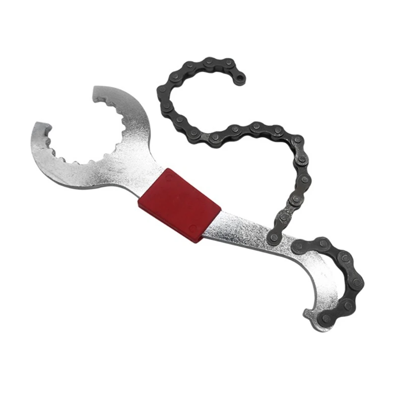 

Perfect for Repair Tyres Chains Carbon Steel Bike Chain Wrench Whip Tools