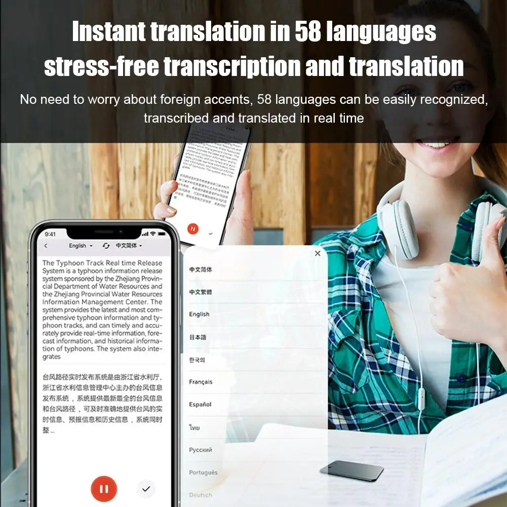 Диктофон с искусственным интеллектом аудиорекордер для звонков лекций встреч