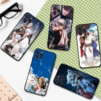 yndfcnb anime gintama phone case for iphone 11 12 13 mini pro max 8 7 6 6s plus x 5 se 2020 xr xs funda case