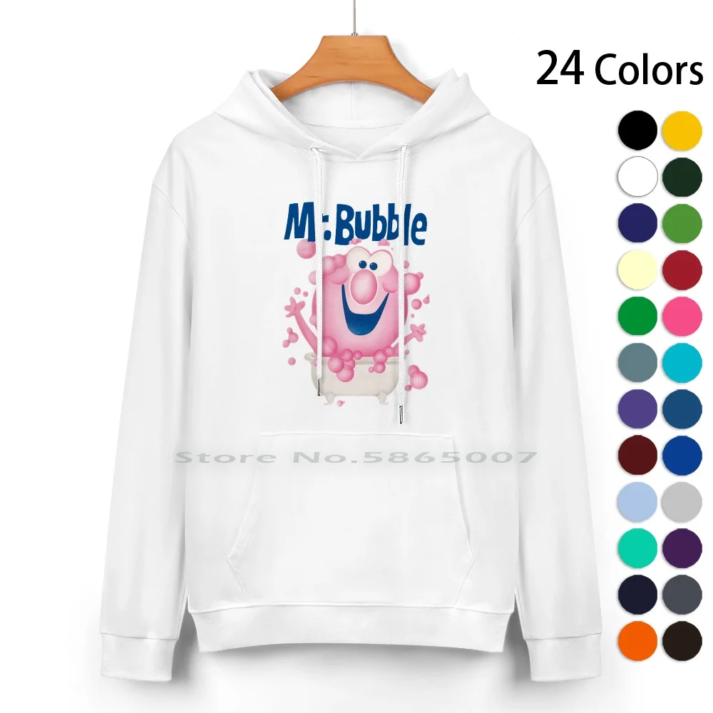 

Свитер Mr. Bubble с капюшоном из чистого хлопка, 24 цвета