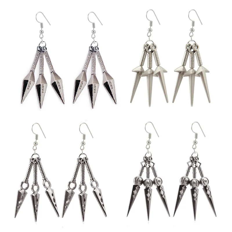 

Anime Jewelry Akatsuki Hatake Kakashi Sharingan Eye Jiraiya Uzumaki Eearrings For Fans