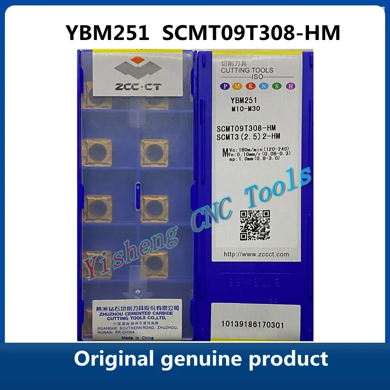 

Original genuine product ZCC CT YBG202 SCMT09T308-HM YBM251 YBD152 SCMT 09T308 CNC Turning Tool Lathe Cutter Tools