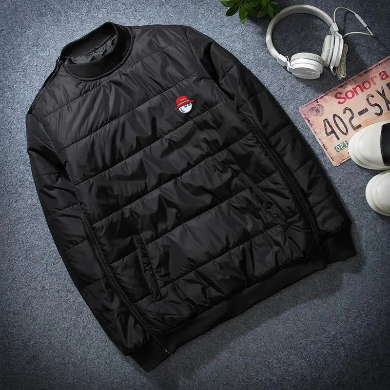 Men's Golf Jacket 2022 Autumn Winter Winterproof Cotton Jacket Windproof Jackets Men's Golf Clothes Malbon Golf Wear