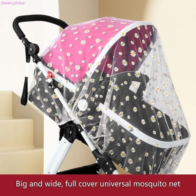 Фото D0JC Secure Baby Croller Fly Net Mesh Emelcodery Cover легко прикреплять №1
