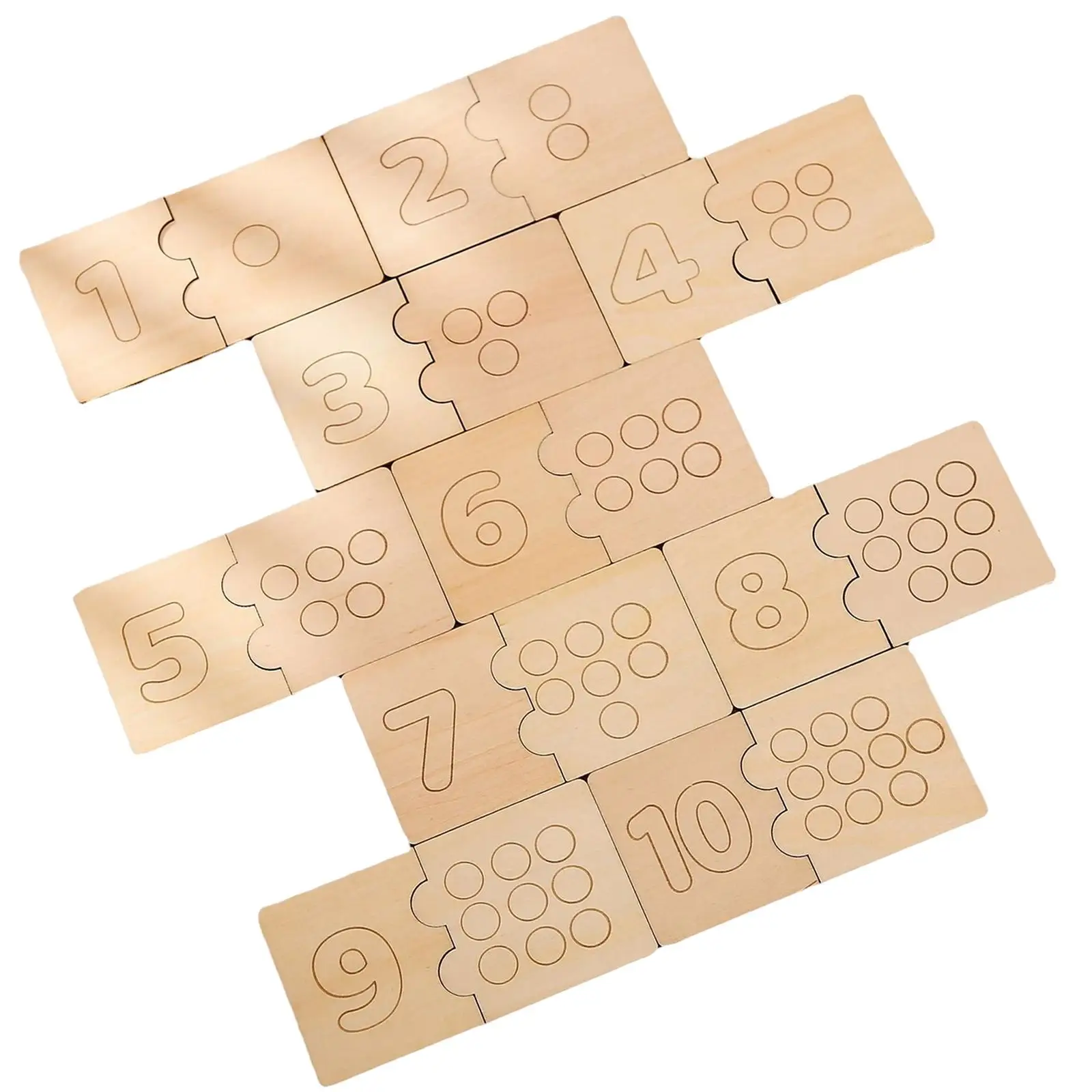 

Montessori Jigsaw Puzzle Matching Game Early Educational Toys Pairing Games