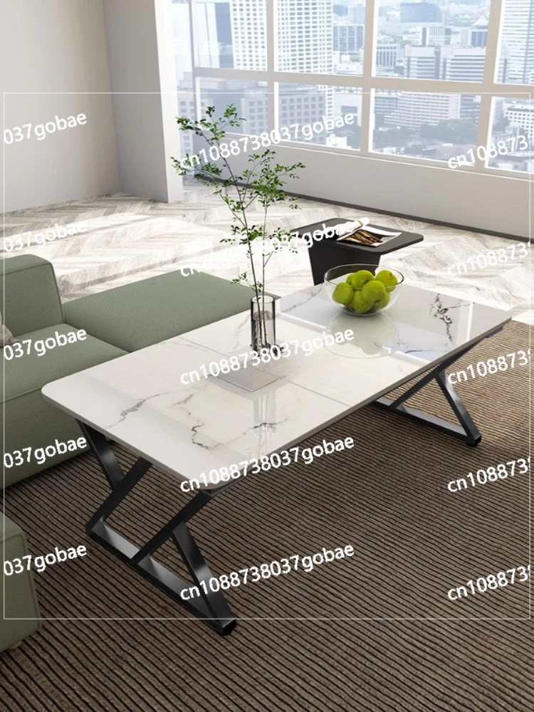 Легкий роскошный журнальный столик из каменной плиты современный простой