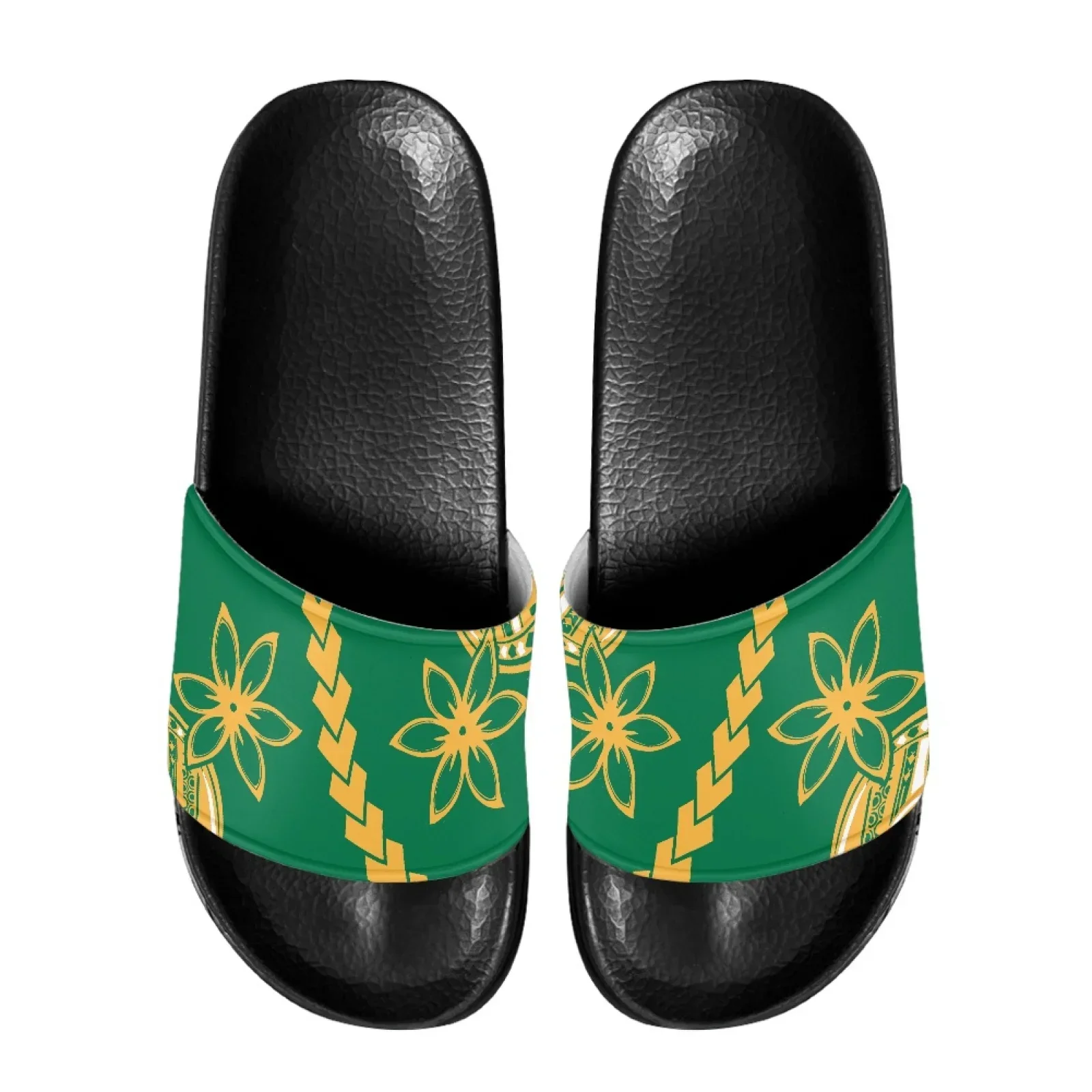 Шлепанцы полинезийские родовые самоанские с татуировками летние мужские