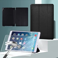 tri fold tablet case for apple ipad 10 2 inch 9th generation 2021 smart sleep wake funda flip ipad cases stand cover film