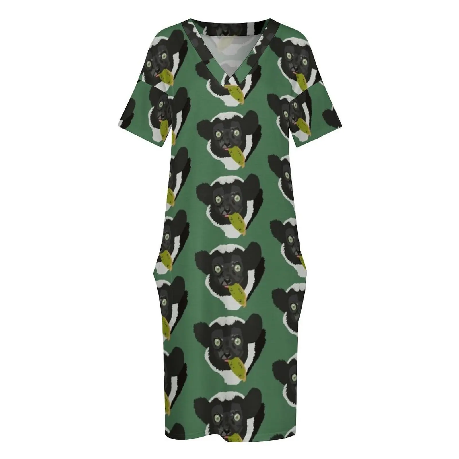 Платье I is for Indri Lemur из полиэстера