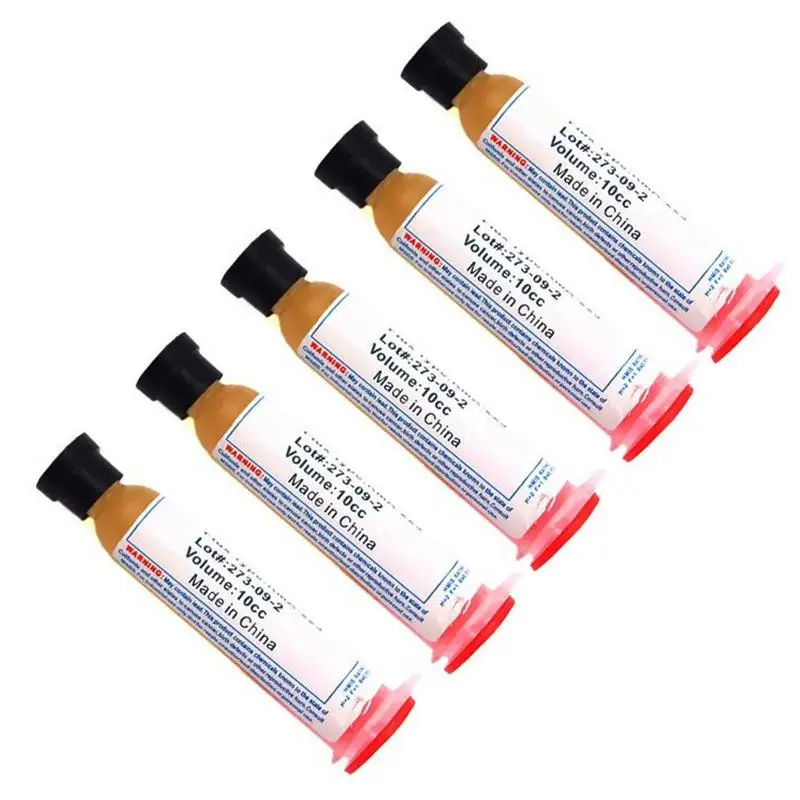 

CC Soldering Paste RMA223 PCB PGA BGA With Flexible Tip Syringe Solder Paste Flux Grease Repair Solde