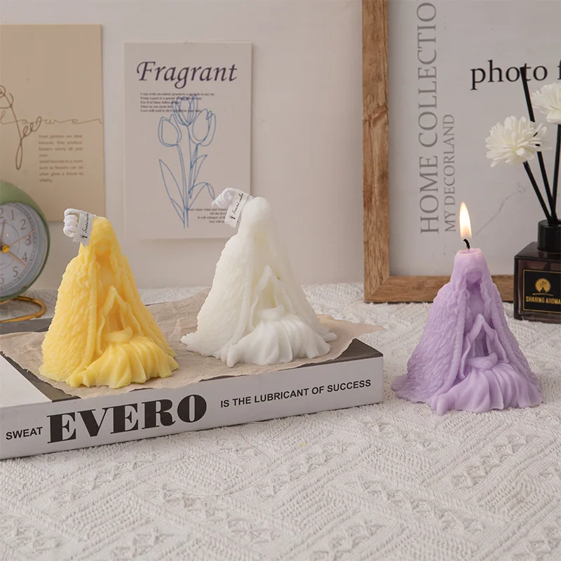 Ins witch Ароматизированная свеча Женская фигурка украшения для дома Свеча на тело