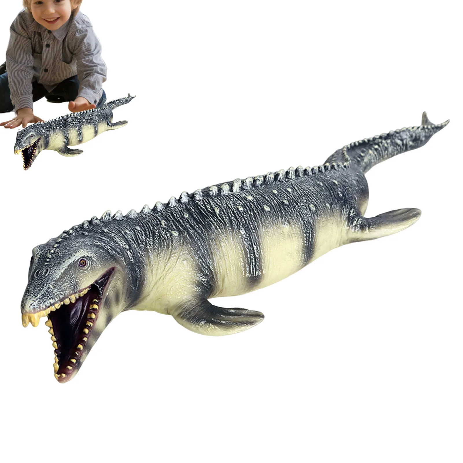 

Mosasaurus Toy Realistic Dinosaur Figures Vivid Mosasaurus Jurassic Dinosaurs Mosaurus Model Educational Gift Kids Toys