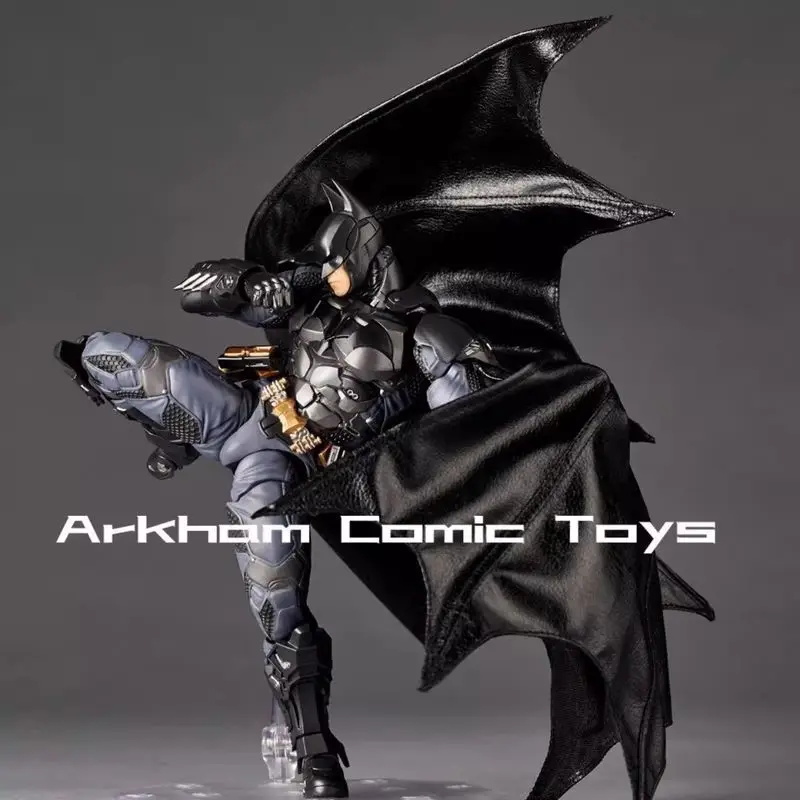 Фото Удивительные Yamaguchi Batman Arkham Knight, фигурки героев, модель игрушки, периферийные устройства, подарочная коробка на день рождения и праздник, фигурки, игрушка в подарок №5