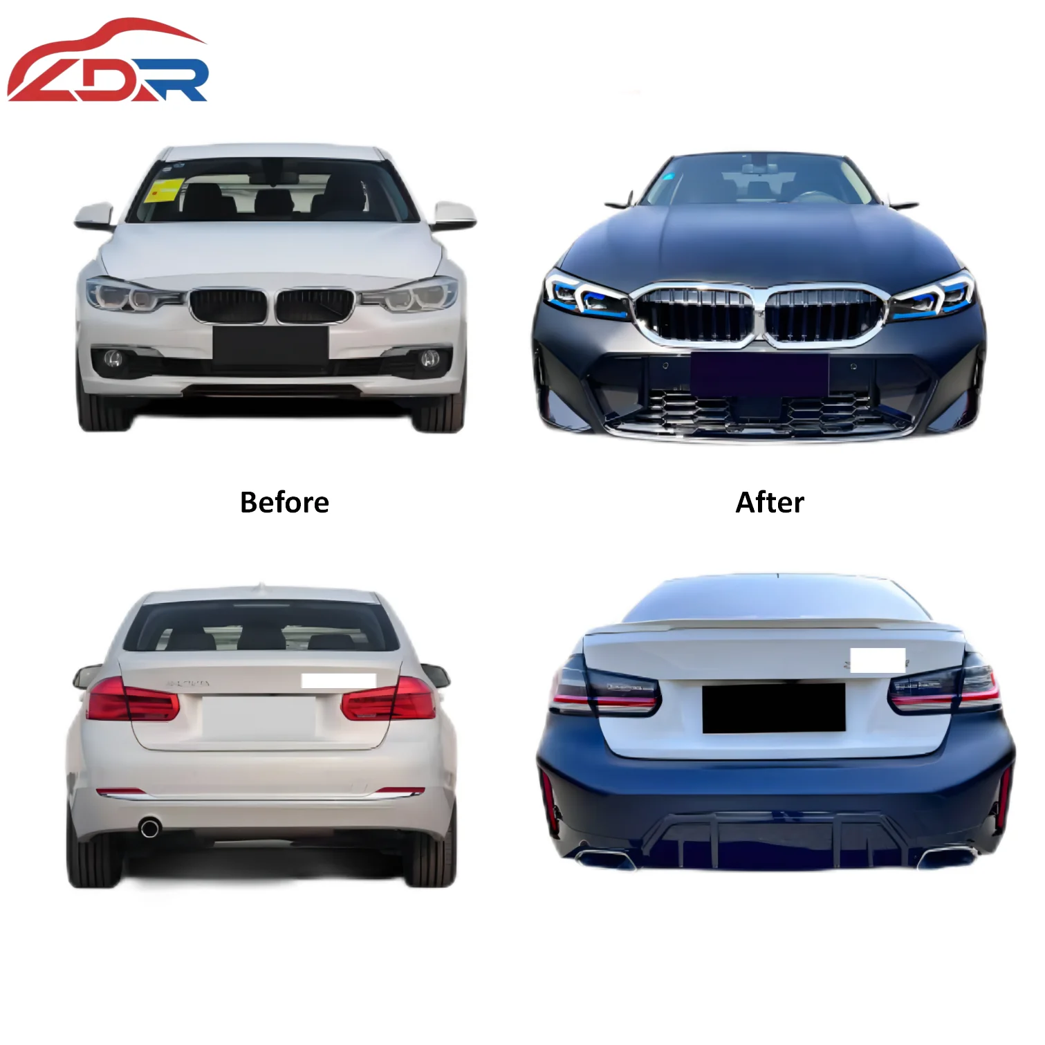 LDR для BMW новый дизайн F30/F35 обновление G20 Lci автомобильный Bodykit старый и комплект