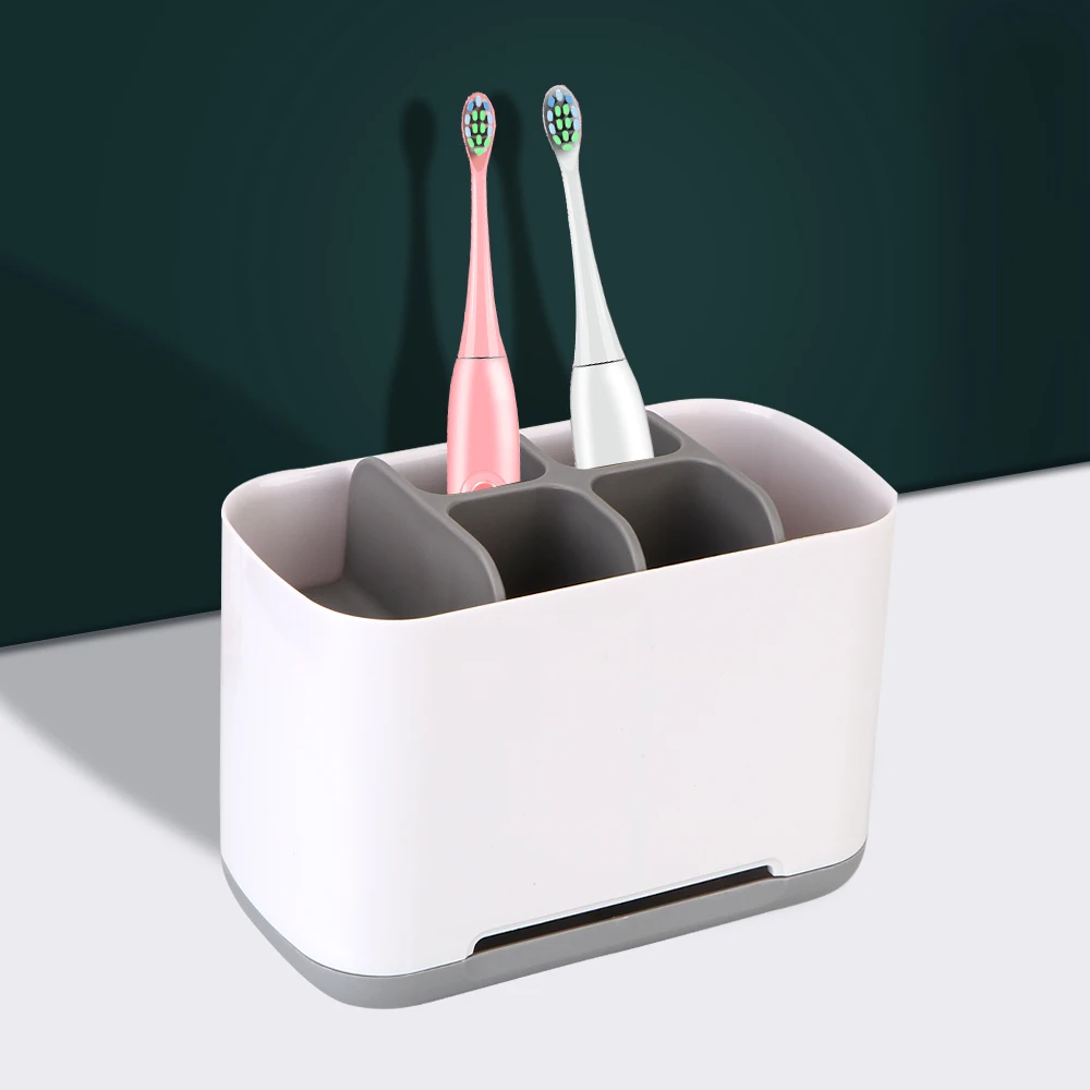 Electric toothbrush holder toothpaste storage rack shaving makeup brush storage box bathroom accessories wash storage enlarge