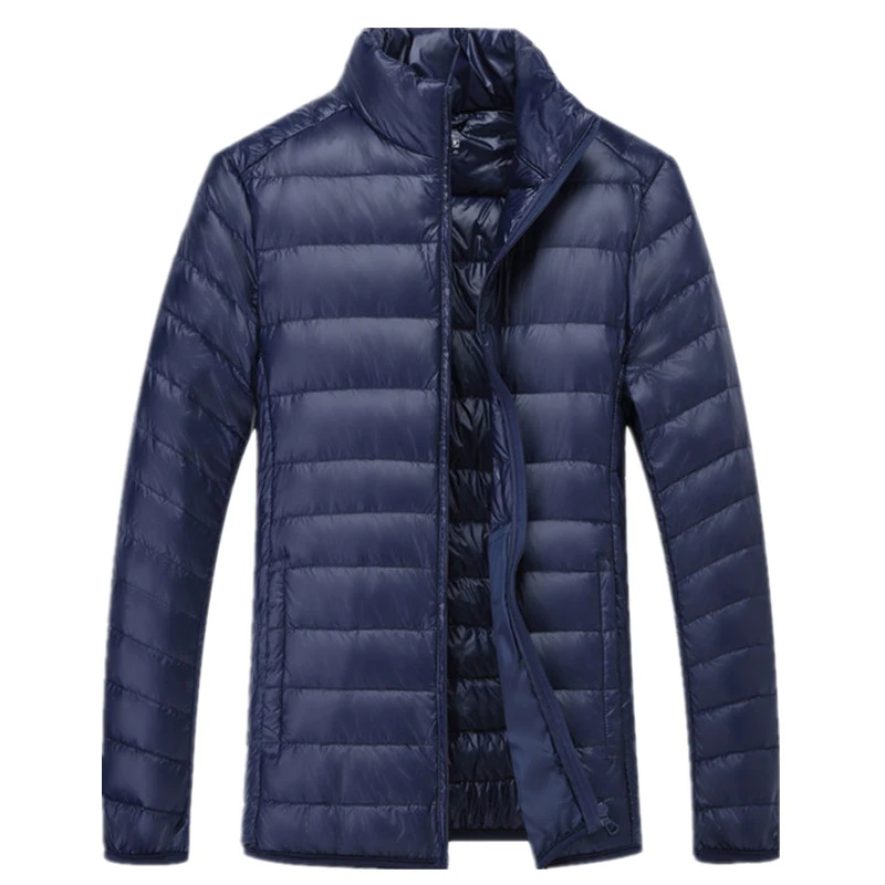 5XL 6XL 7XL 90%White Duck Down Jacket Winter Warm Jacket Coat Men's Thin Ultralight Down Jackets Men Outwear Coats