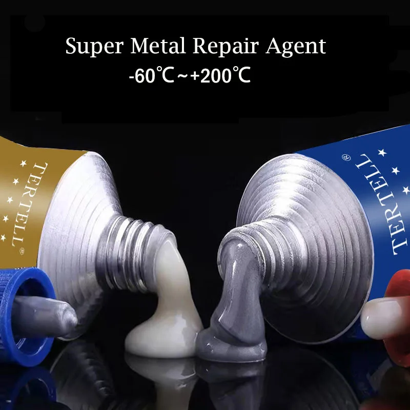 Magic Repair Glue AB Metal Strength Iron Bonding Heat Resistance Cold Weld Metal Repair Adhesive Agent Caster Glue Welding Glue